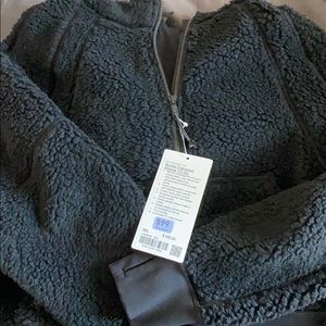 NWT Lululemon 🍋 scuba Oversized Sherpa 1/2 Zip